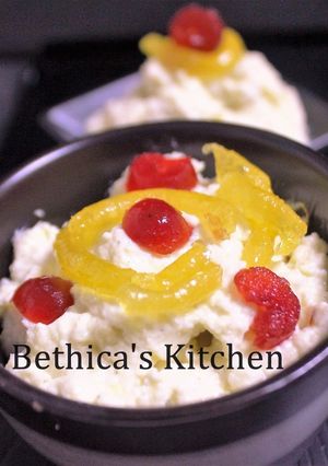 A picture of Jalebi Shrikhand.