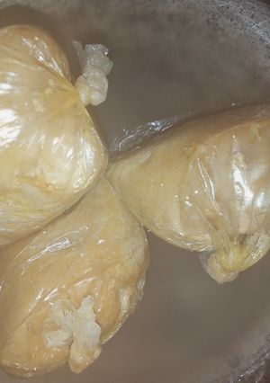 A picture of Ginger moi moi.