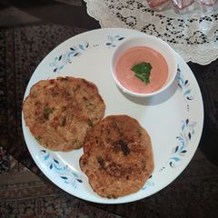 A picture of Kuttu ata pancake.