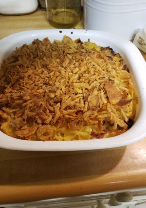 A picture of Ham and Cheese Casserole.