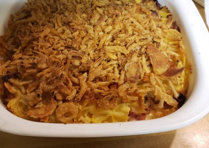 Simple Way to Prepare Super Quick Homemade Ham and Cheese Casserole