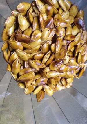 Una foto de Semillas de Zapallo Anco tostadas