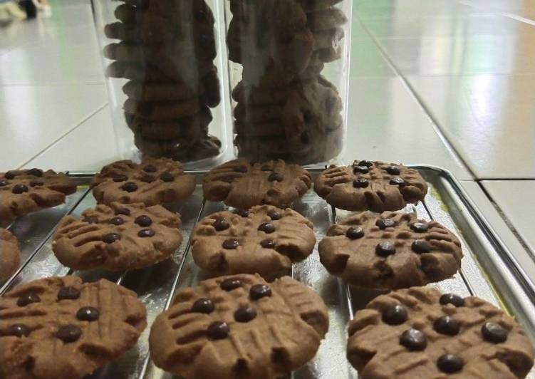 Langkah Mudah untuk Membuat Cookies chocochips x cappucino Anti Gagal