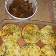 Muffins salados con cebolla caramelizada