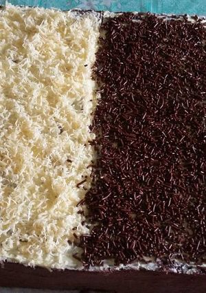 Foto resep Brownies 2 rasa