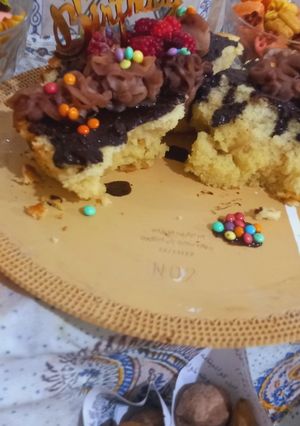 عکسی از دستور کیک با پودر کیک🥧
