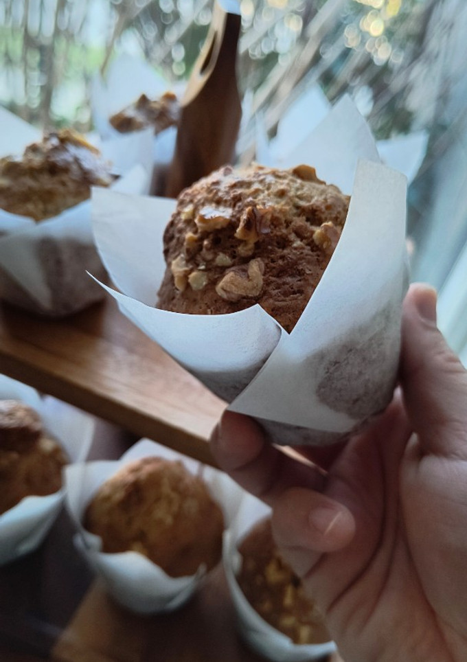Una foto de Muffins de nueces