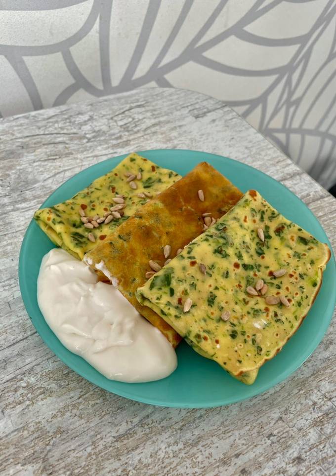 Шпинатні млинці🥞
