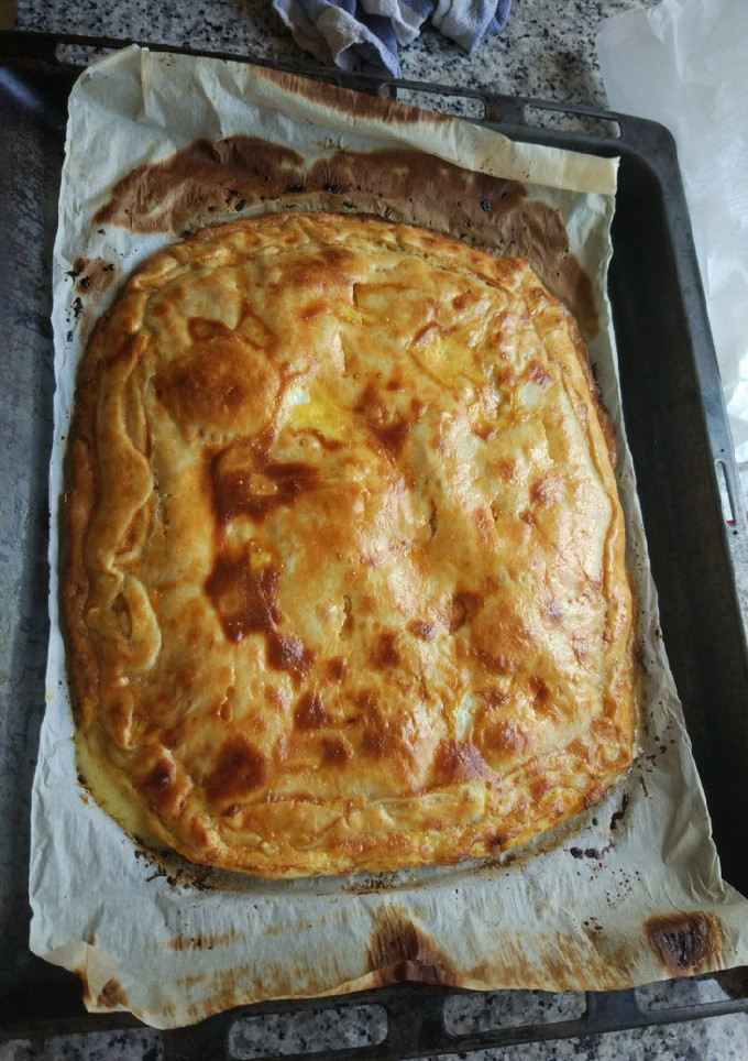 Una foto de Empanada de pollo al curry