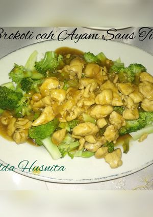 Foto resep Brokoli cah Ayam Saus Tiram