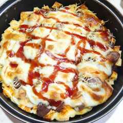 Pizza Roti Tawar রেসিপির প্রধান ছবি