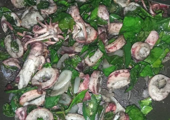 Resep Cumi Asin Daun Melinjo Oleh Rifka Annisa Cookpad