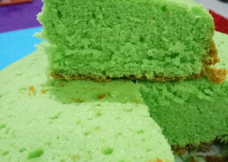 Resep: Resep Bolu Pandan panggang di wajan untuk pemula