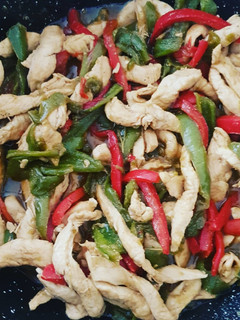 Una foto de Fajitas de pollo