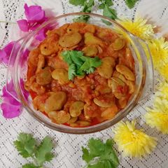 A picture of Winter special fresh Double beans ki sabji.
