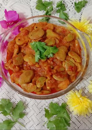 A picture of Winter special fresh Double beans ki sabji.