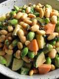 Soy Bean Salad with Gochujang Mayo Dressing