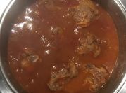 A picture of baked beans curry