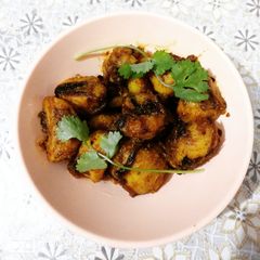 A picture of Fried Masala Potato.