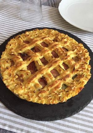 Foto di Crostata di patate farcita