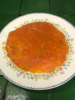 Una foto de Tortilla en salsa de chipotle