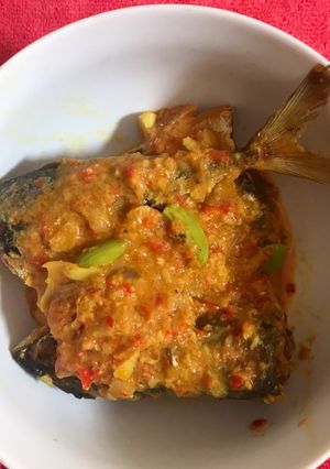 Foto resep Ikan kembung bumbu kuning + pete sumatera