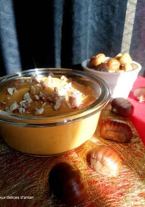 Une photo de Purée de Butternut et châtaigne