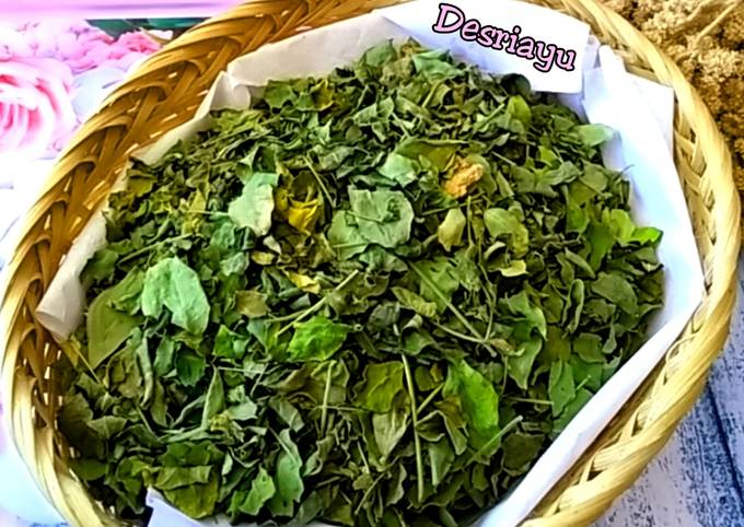 Resep Daun Kelor Kering Desriayu 