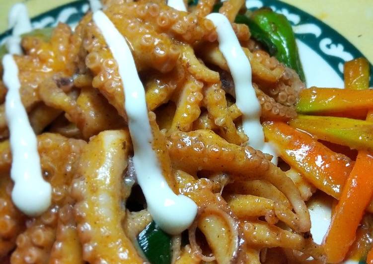 Gurita Pedas Saos Mayo