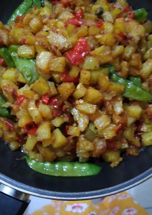 Foto resep Sambal goreng kentang pedas