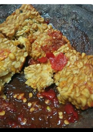 Foto resep Tempe penyet sambal bawang