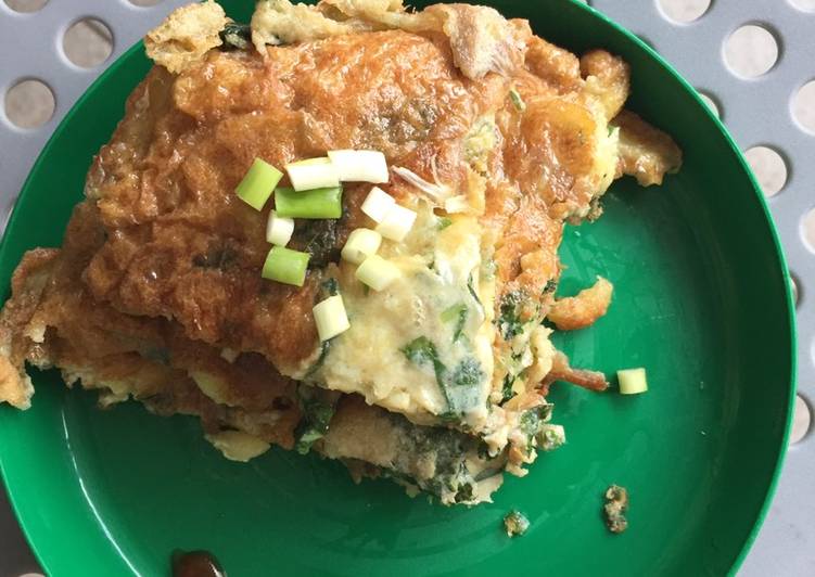 Resep Week 26 GA 3 : Omelette Macaroni!, Enak Banget