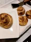 Choc pumpkin pinwheels