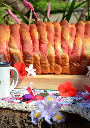 Una foto de Cebra bread, pan cebra🎀