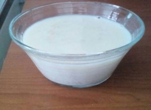 Una foto de Arroz con leche condensada y coco