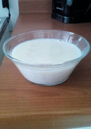 Una foto de Arroz con leche condensada y coco