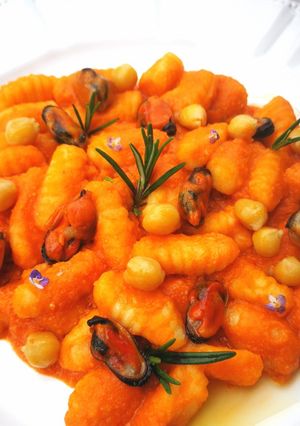 Foto di 🌿🐚Gnocchetti sardi con crema di ceci, cozze e rosmarino🐚 🌿