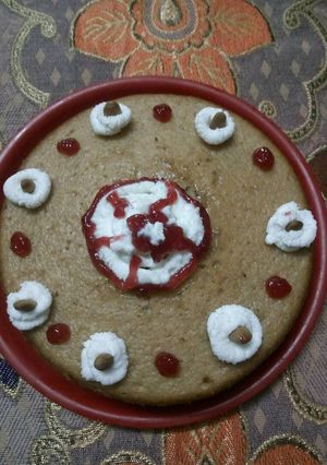 A picture of Eggless Wheat cake.