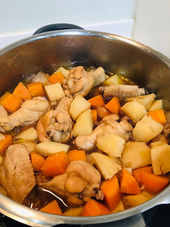 馬鈴薯燉肉(雞翅版) 的食譜成品照片