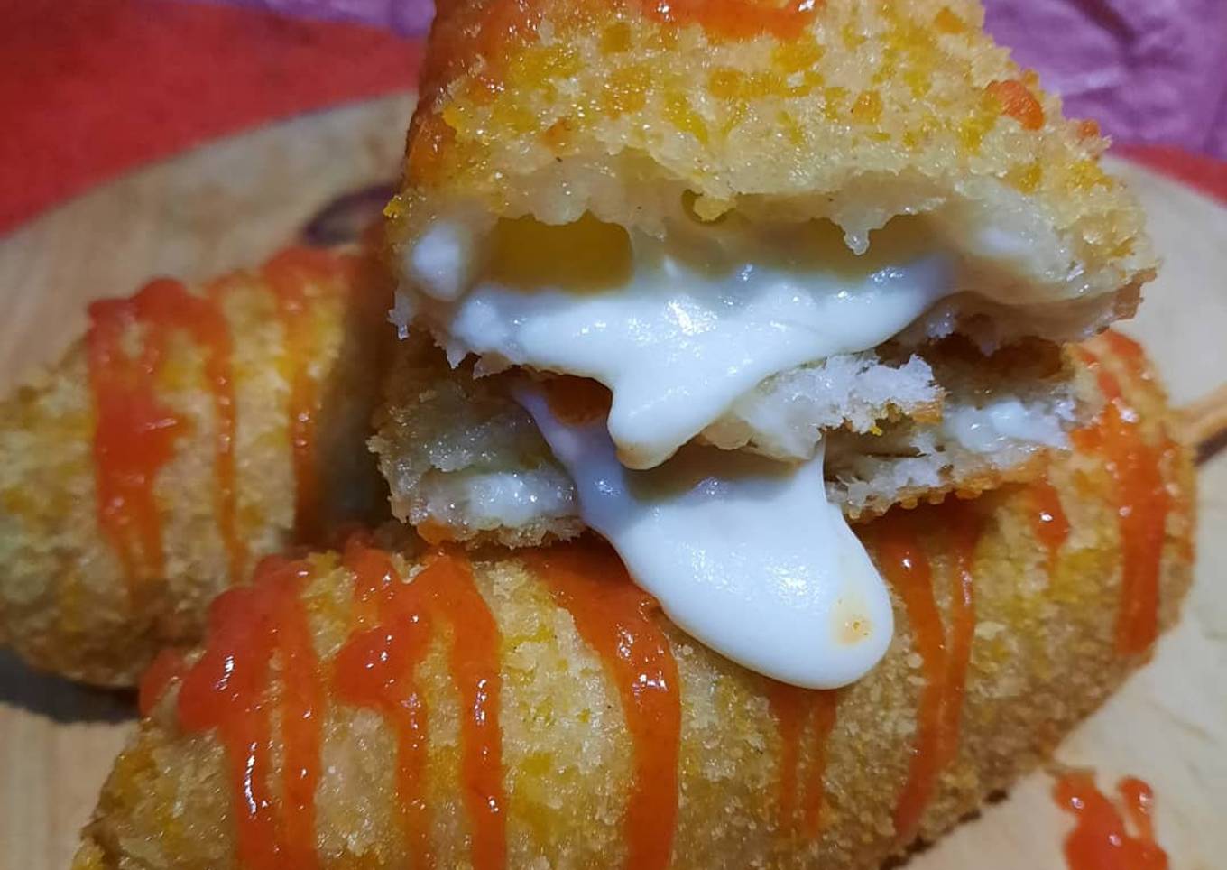 Corn dog moza