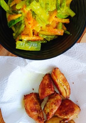 Foto resep 20. ACAR KUNING (modif) dan AYAM GORENG FILLET