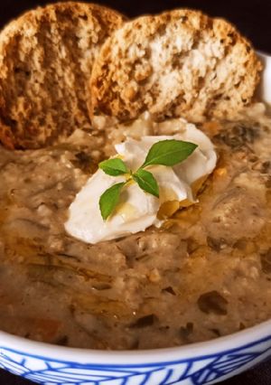 Φωτογραφία της συνταγής Πόριτζ 🥣 με λαχανικά 🧅🥕🥔🧄