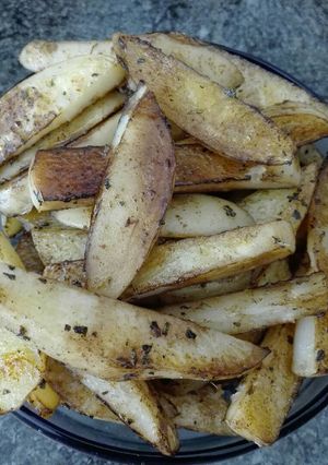 Una foto de Guarnición de papas a las finas hierbas