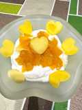 Chantilly di ricotta con mango