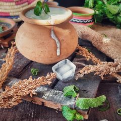 A picture of Mint lassi.