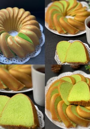 Foto resep Bolu Pandan Santan 7 telur