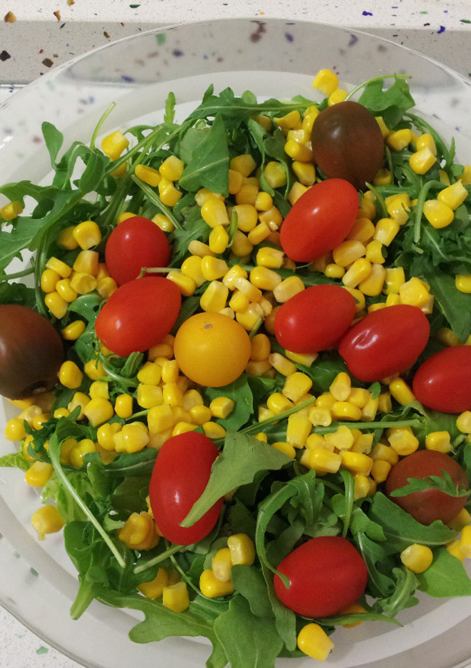 Una foto de Ensalada de rúcula