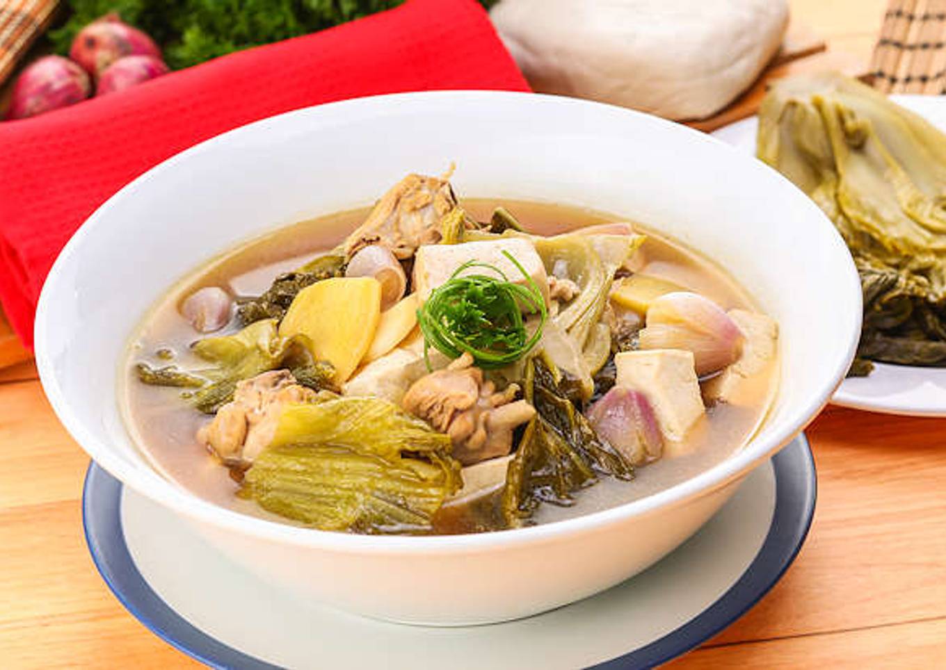 Resep Sup Sawi Asin