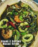 Udang & Sotong Masak Hitam