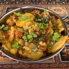 A picture of Balti aloo.